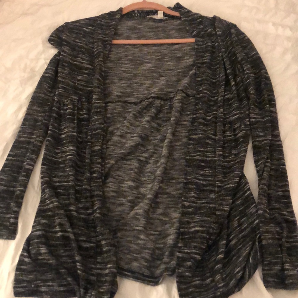 Black and white cardigan
